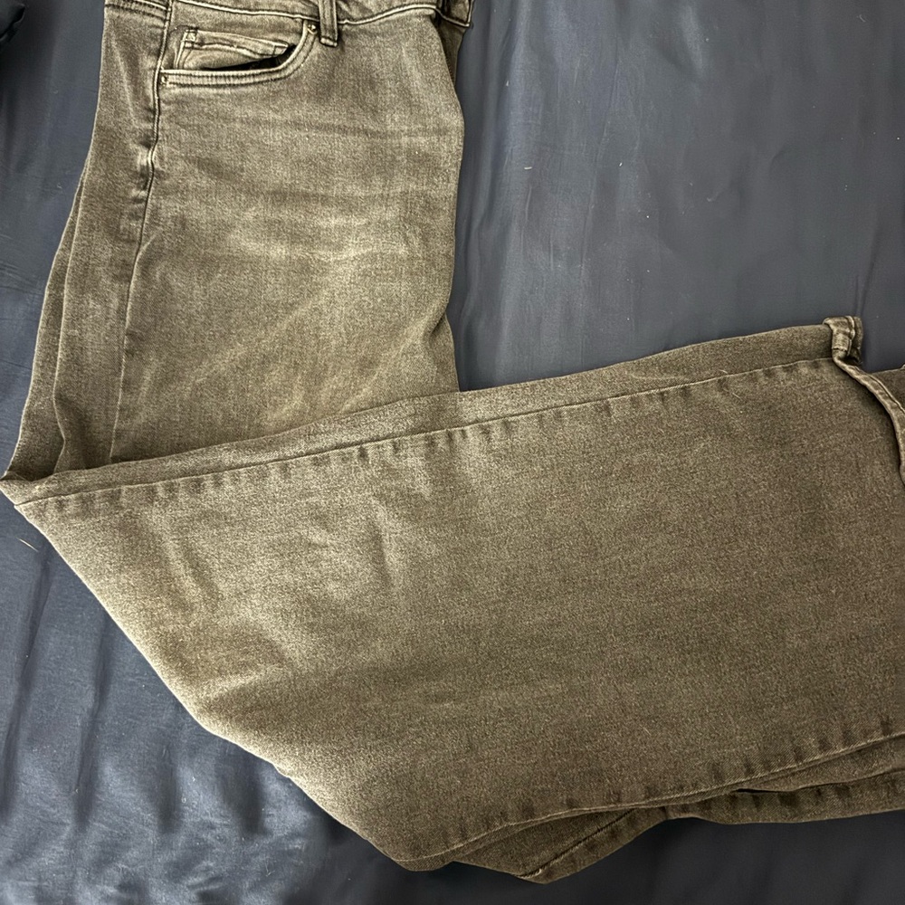 Stylish Olive Green Jeans
